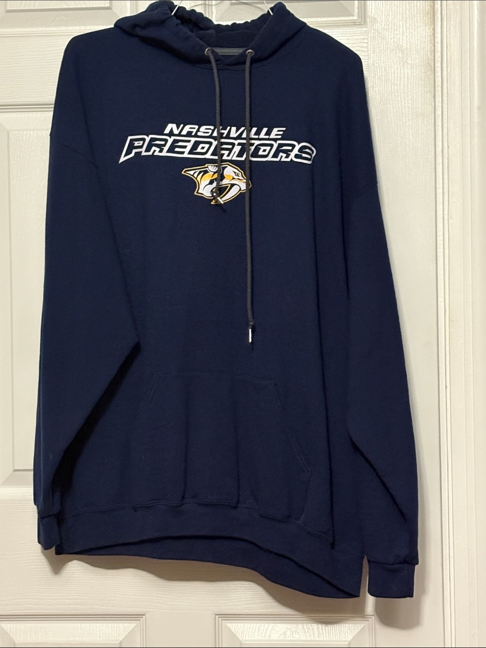 Fruit of the Loom Navy Nashville Predators Pullover Hoodie